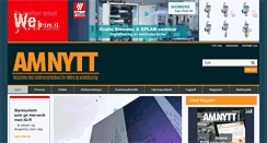 Desktop Screenshot of amnytt.no